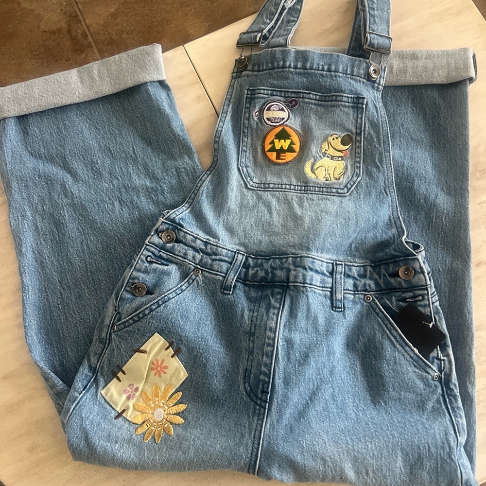 Disney Pixar Up Overalls with Patches